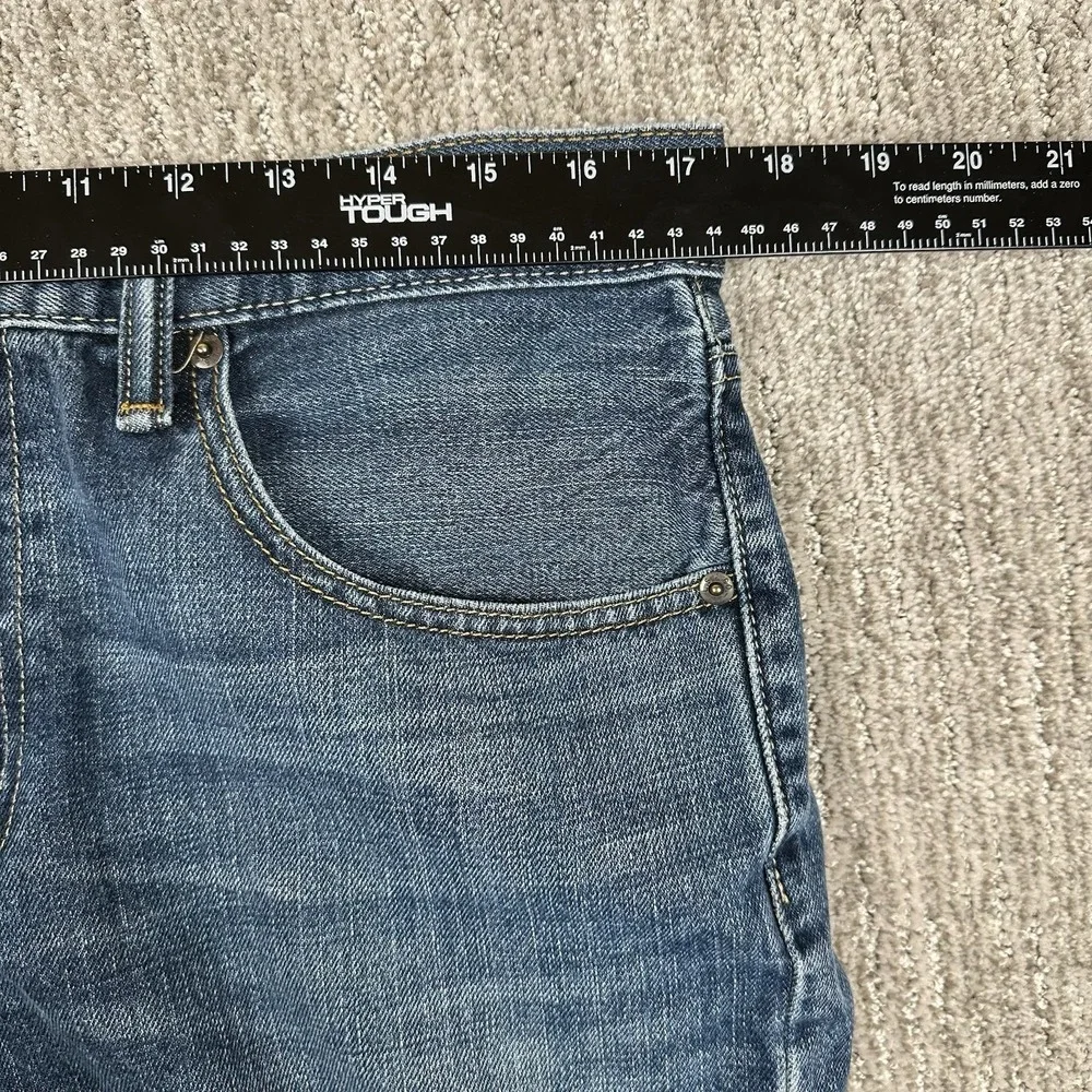 Levi's 527 Slim Bootcut Jeans Mens 34x34 Blue‎ Denim Low Rise Western Workwear